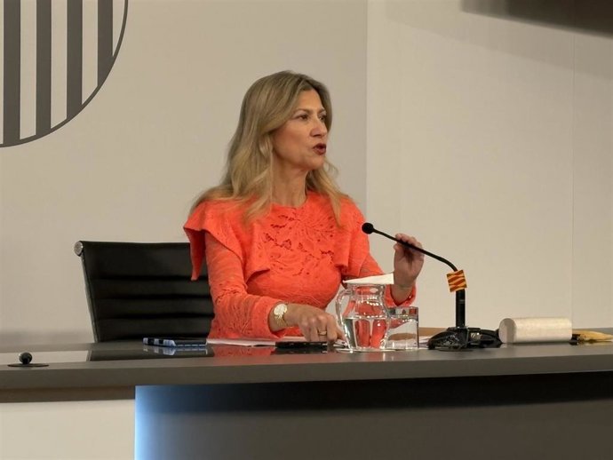 Archivo - Mar Vaquero, vicepresidenta del Gobierno de Aragón.