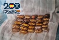 Detenido por narcotráfico en Granada un joven que tuvo que ser operado de urgencia tras ingerir 25 'bellotas' de hachís