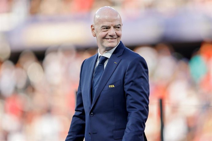 El presidente de la FIFA, Gianni Infantino, en el Mundial 2026.