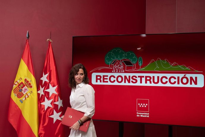 La presidenta de la Comunidad de Madrid, Isabel Díaz Ayuso, durante una reunión extraordinaria del Consejo de Gobierno de la Comunidad de Madrid, en la Real Casa de Correos, a 29 de julio de 2026, en Madrid (España). La reunión, convocada de forma extraor