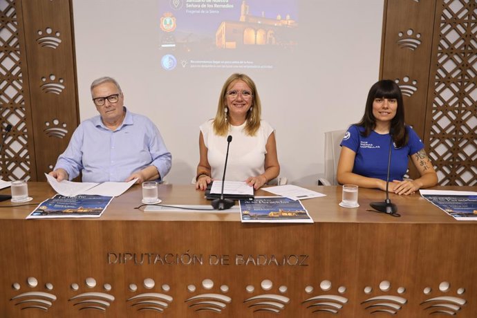 Presentación de la Noche de las Perseidas en Fregenal de la Sierra.