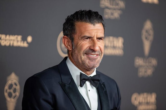 Archivo - El exfutbolista portugués Luis Figo en la gala del Balón de Oro de 2025