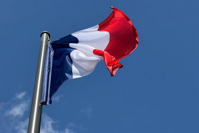 Archivo - Imagen de archivo de una bandera de Francia.