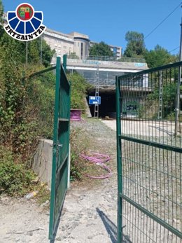 Recinto objeto de robo en San Sebastián