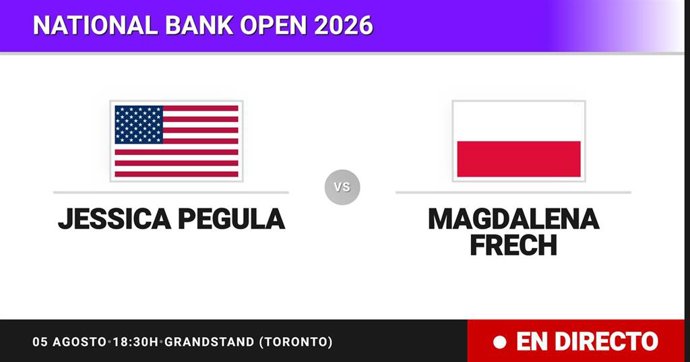 Jessica Pegula - Magdalena Frech: resumen y estadísticas del partido de Treintaidosavos de final de National Bank Open