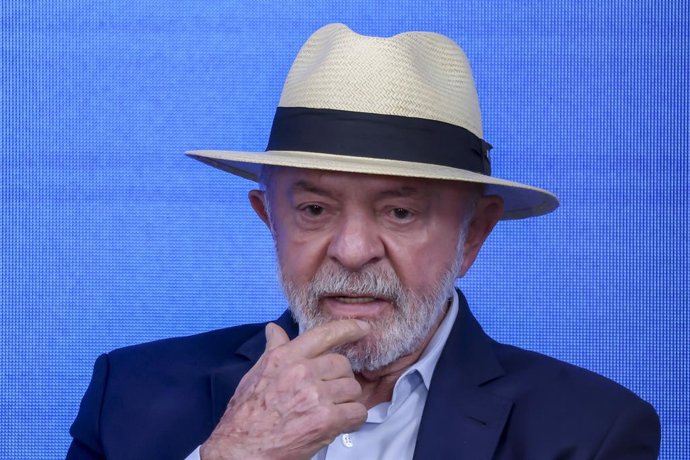 24 de julho de 2026, São Paulo, São Paulo, Brasil: São Paulo (SP), 24/07/26 - Política/Governo Federal/Ciência e Tecnologia - O presidente da República do Brasil, Luiz Inácio Lula da Silva, participa, nesta sexta-feira (24), de uma reunião com líderes de 