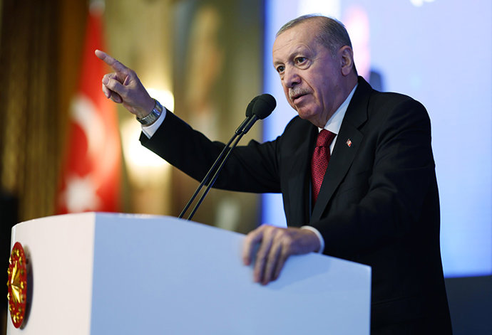 July 15, 2026, Istanbul, Istanbul, Turkey: Turkish President Recep Tayyip Erdogan attends a ceremony marking the anniversary of the failed July 15 coup attempt at the Turkish Parliament in Ankara, Turkey, on July 15, 2026