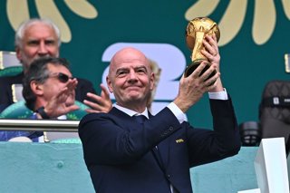 Archivo - Gianni Infantino, presidente de la FIFA