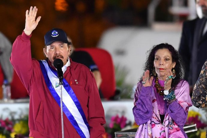 Archivo - Daniel Ortega y Rosario Murillo.