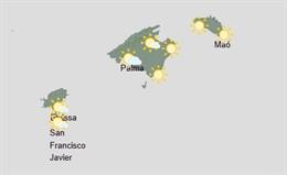 El tiempo hoy, jueves 6 de agosto, en Baleares.