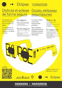 Inforgrafía con recomendaciones para el eclipse solar