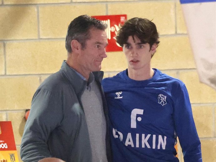 Archivo - Iñaki Urdangarin junto a su hijo, Pablo Urdangarin