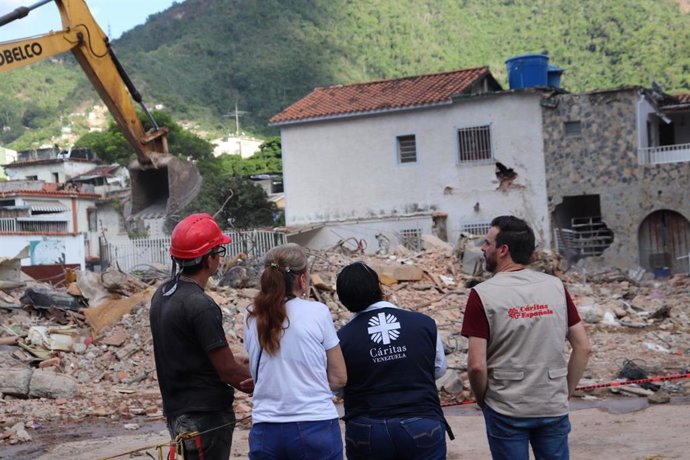 Un equipo de Cáritas en Venezuela/Archivo