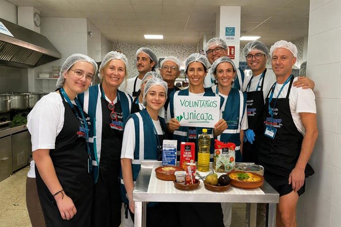 Un momento de las jornadas solidarias del voluntariado de Unicaja en Málaga