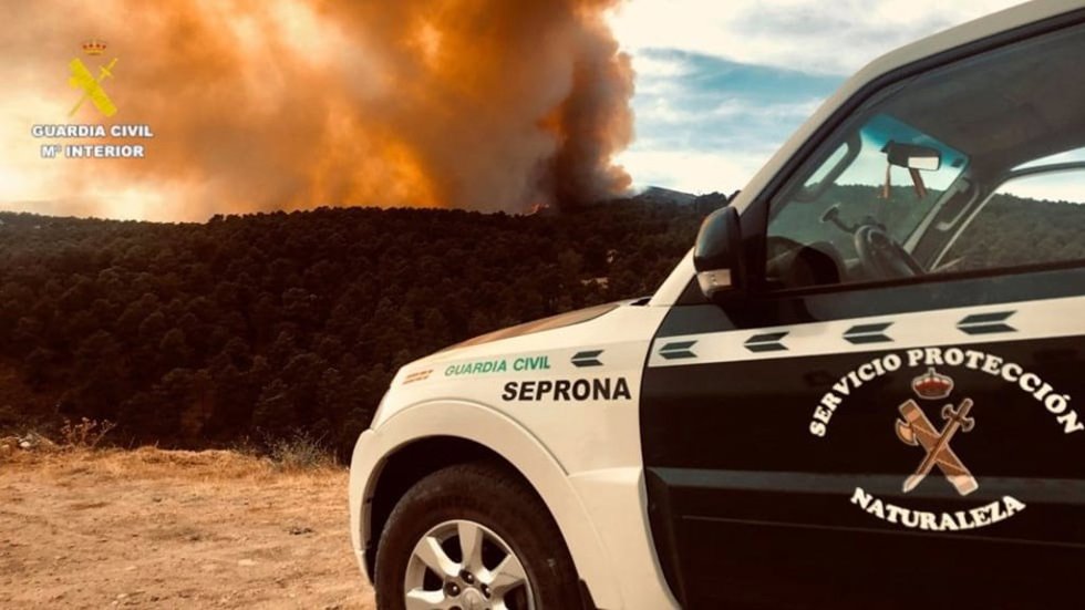 Incendios.-Investigado por el fuego de Berrocal (Salamanca) tras cortar con una radial en la plaza de toros de una finca