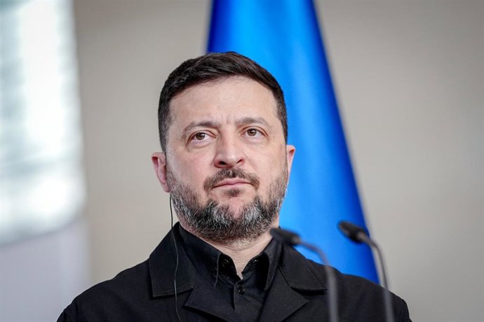 Archivo - Volodimir Zelenski, presidente de Ucrania.