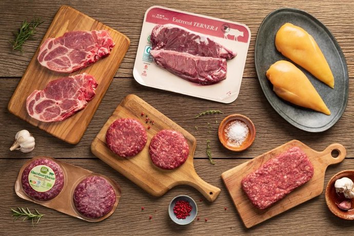 Bodegón de carnes de Aldi