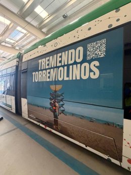 Campaña 'Tremendo Torremolinos' en el metro de Málaga