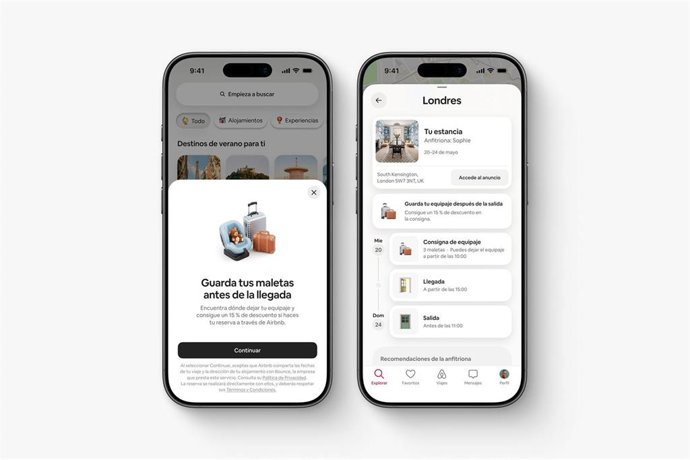 Airbnb Amplía Su Oferta De Servicios En España E Integra Consigna, Traslados Y Alquiler De Coches En La App