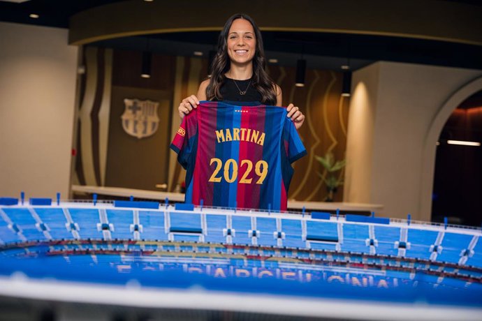 A nova jogadora do Barça Femení, Martina Fernández