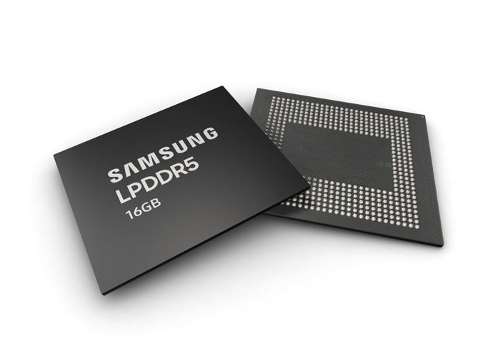 Archivo - Arquivo - Memórias RAM LPDD55 de 16 GB da Samsung