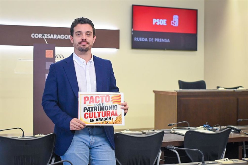 El diputado autonómico del PSOE Aragón, Darío Villagrasa.