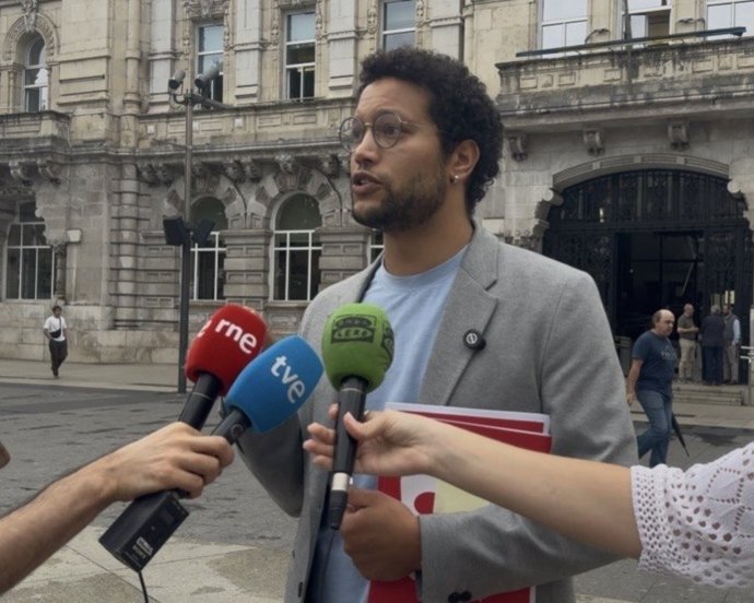 El concejal de IU, Keruin Martínez