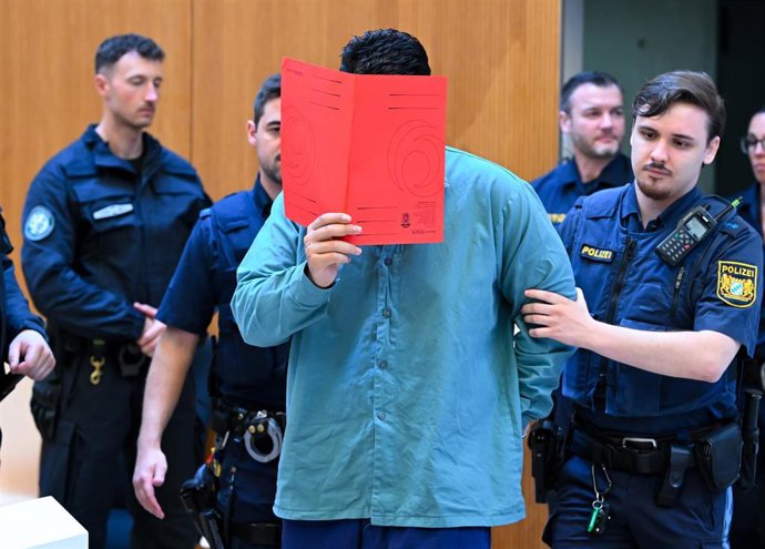 El acusado Farhad N, condenado por el atropello múltiple de Múnich en febrero de 2025