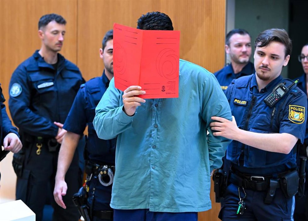 El acusado Farhad N, condenado por el atropello múltiple de Múnich en febrero de 2025