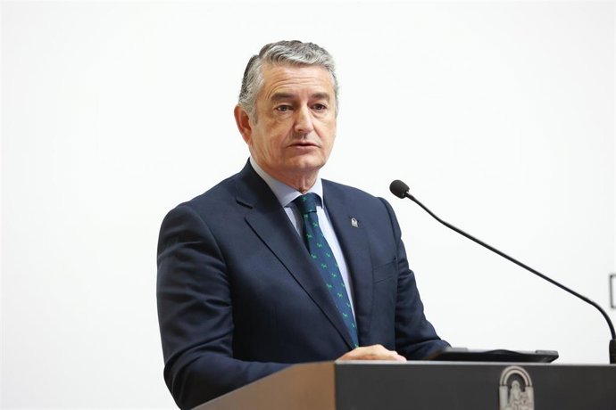 El vicepresidente primero y consejero de Presidencia, Sanidad y Emergencias, Antonio Sanz, en imagen de archivo. 
