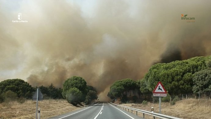 Incendio en Almorox