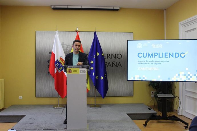 El delegado del Gobierno en Cantabria, Pedro Casares