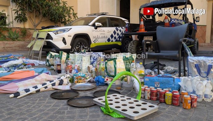 Policía Local interpone 116 denuncias relacionadas con la actividad de venta ambulante no autorizada en playas