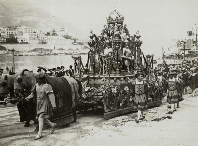 Jubilé du prince Albert Ier pour les quinze ans de règne, avril 1914. Foto de la exposición Mónaco y España