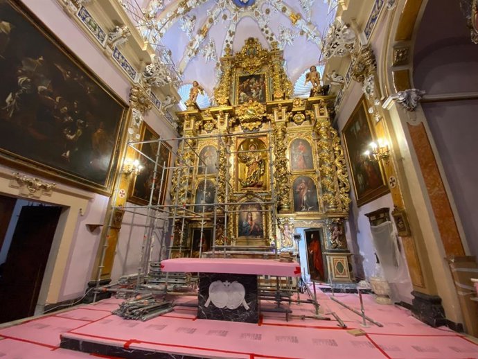 AGULLENT INICIA LA RESTAURACIÓ INTEGRAL DEL RETAULE MAJOR DE L'església DE SANT BERTOMEU APÒSTOL