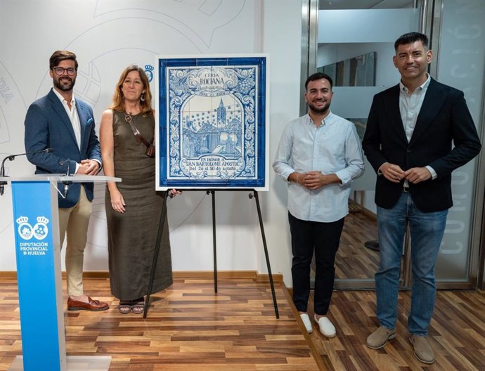 Presentación de la feria de agosto en honor a San Bartolomé Apóstol de Rociana del Condado.