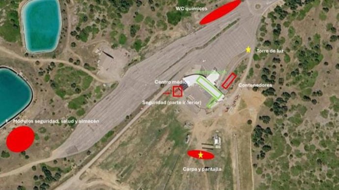 Plano de implantación en Javalambre.