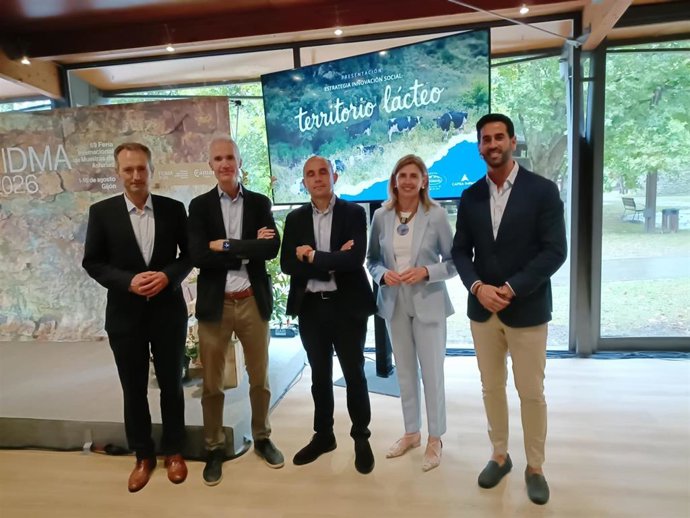 El Director De Inversión De Impacto Y De Innovación Abierta En Capsa Food (Grupo Central Lechera Asturiana), Rubén Hidalgo, Ha Presentado Este Jueves La Estrategia De Innovación Social 'Territorio Lácteo', Impulsada A Través De CAPSA IMPACT, Con La Que