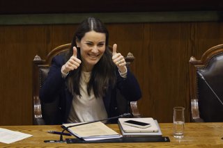 Valparaiso, 5 de agosto 2026 La ministra de Educacion Maria Paz Arzola en la Sesion de la Camara de Diputados  Sebastian Cisternas/Aton Chile