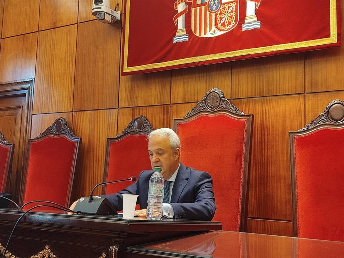 Archivo - El presidente del TSJA, Jesús María Chamorro.