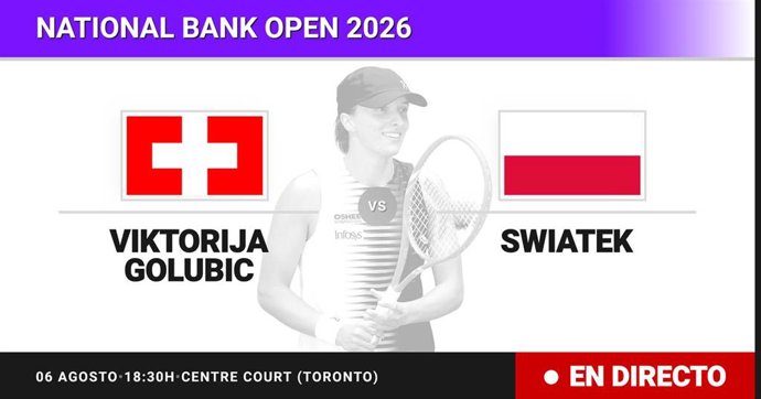 Viktorija Golubic - Iga Swiatek: resumen y estadísticas del partido de Dieciseisavos de final de National Bank Open