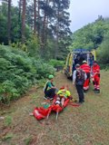El GREIM auxilia a un ciclista de montaña accidentado en Ezcaray