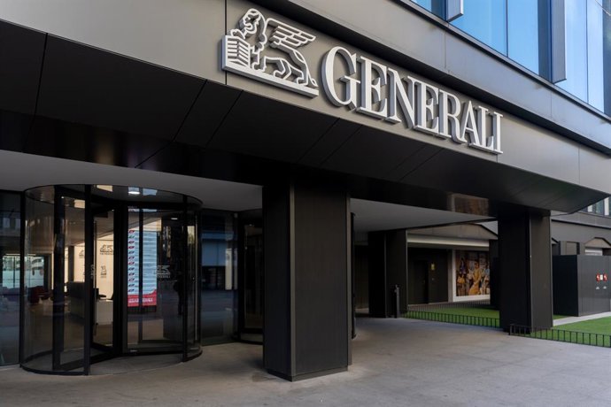 Archivo - Exterior de la sede de Generali España, a 20 de noviembre de 2025, en Madrid (España). 