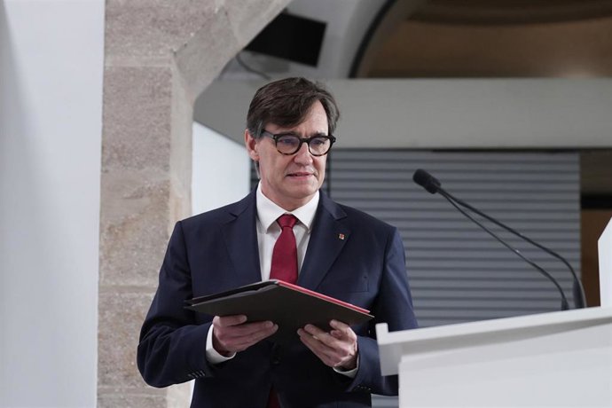 El presidente de la Generalitat de Catalunya, Salvador Illa, en una imagen de archivo