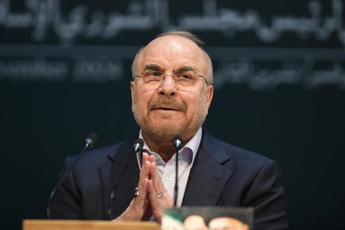 Archivo - El presidente del Parlamento iraní, Mohammad Baqer Qalibaf 