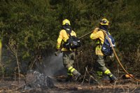 El Infoca rebaja a preemergencia el incendio del Valle de Lecrín (Granada) tras quedar controlado