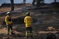 El incendio de Niebla (Huelva) se inició a pie de carretera y el alcalde cree que se originó "por una negligencia"