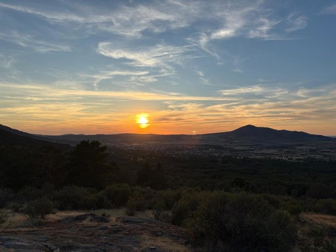 Pôr do sol...