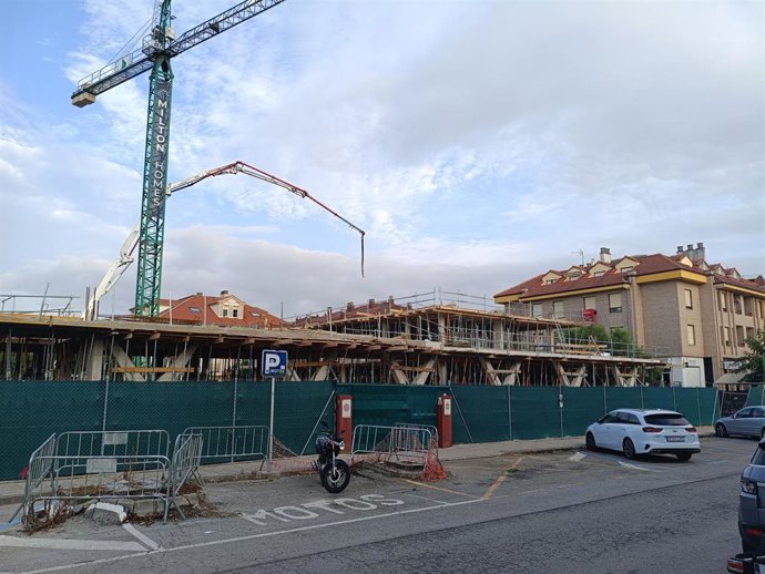 Obras de construcción de edificios.