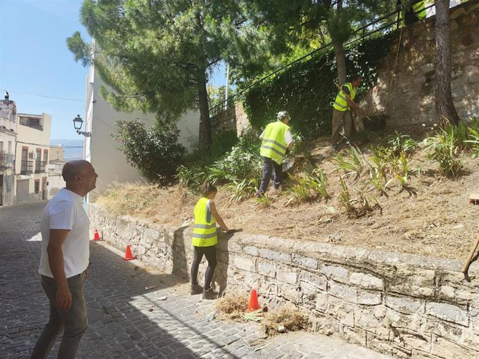 Imagen de archivo de trabajos de desbroce a cargo del ^PFEA